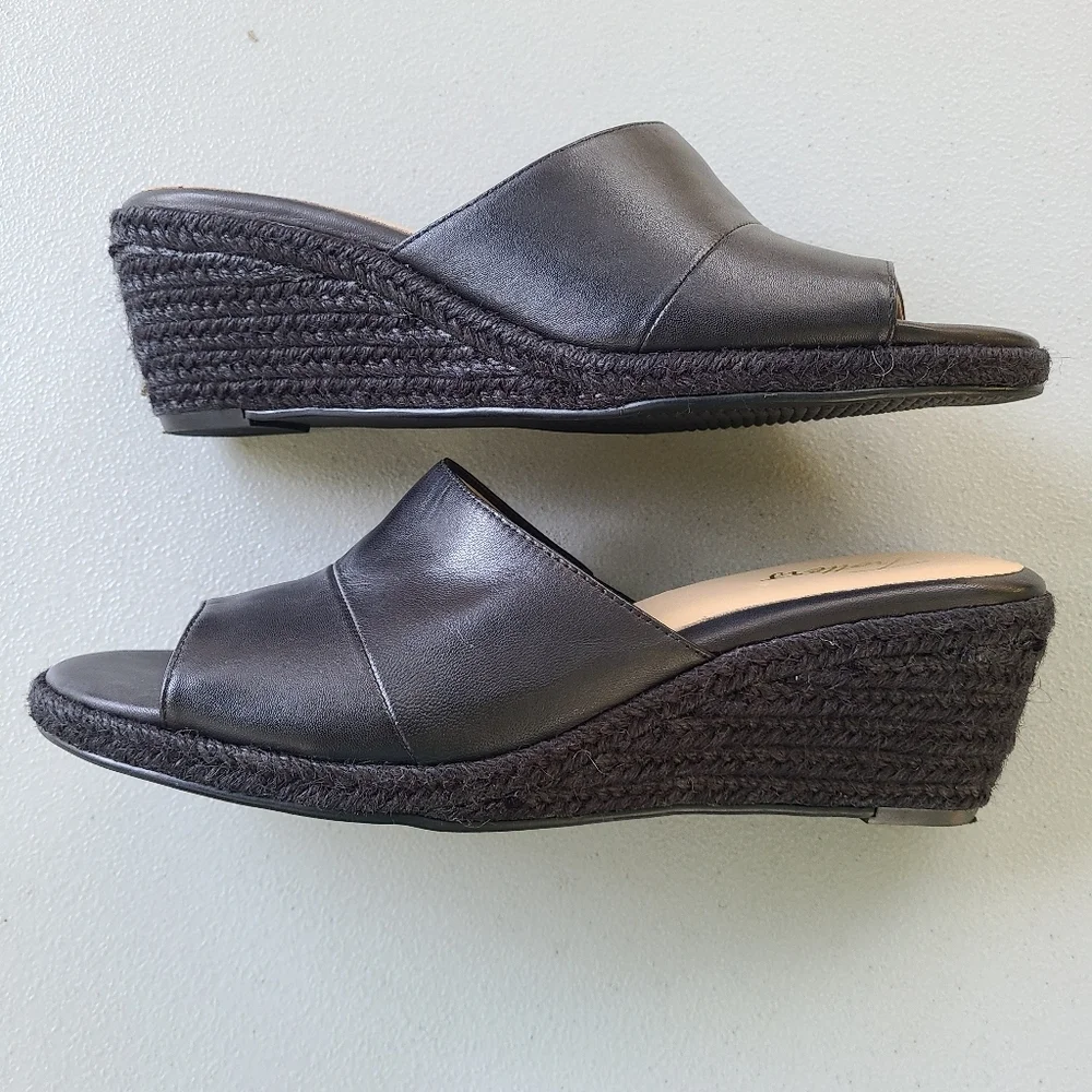 Trotters signature black wedges‎ T1903-001 9.5N